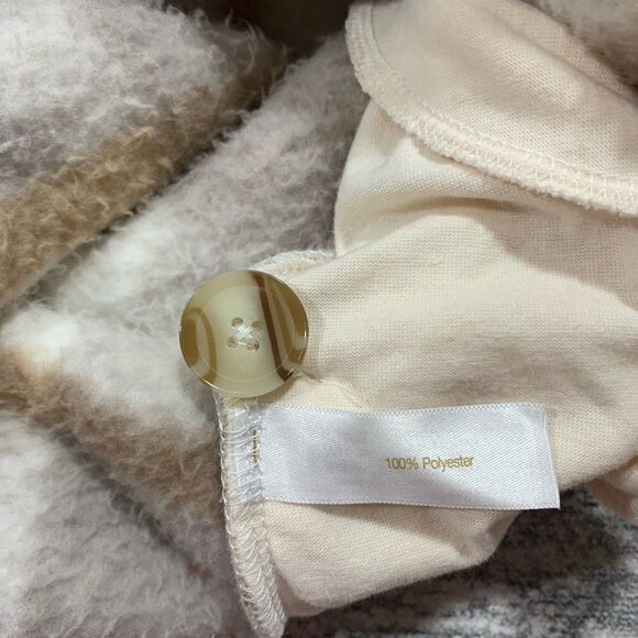 Koolaburra UGG Brushed Back Oversized Sherpa Cozy Shacket Birch Size Small - Picture 14 of 14